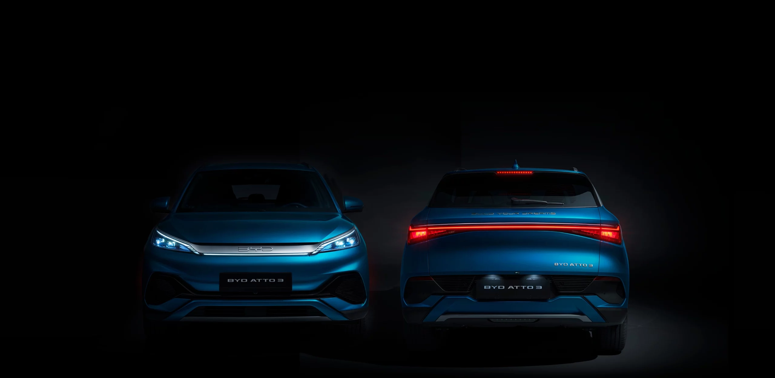 BYD ATTO 3 frente e traseira
